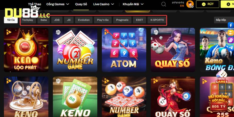 Nhà cung cấp game uy tín để bạn lựa chọn 