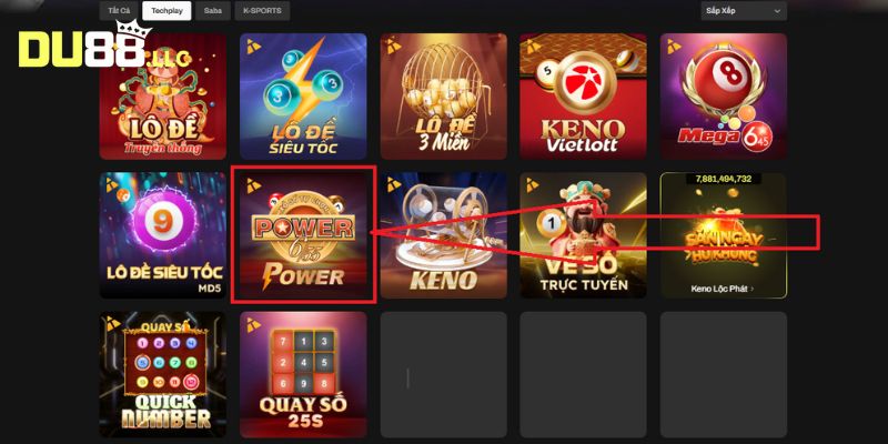 Vào sản phẩm Power 6/55 trên trang web