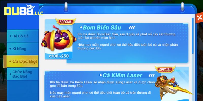 Những loại cá đặc biệt mang đến tiền thưởng hấp dẫn
