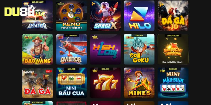 Trò chơi game nhanh thu hút đông đảo thành viên