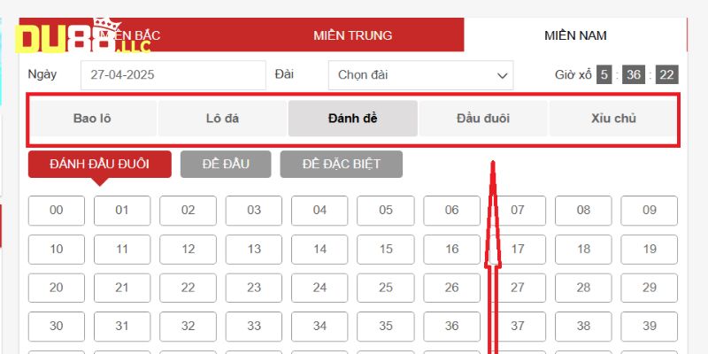 Bạn có thể lựa chọn hình thức đặt cược đa dạng