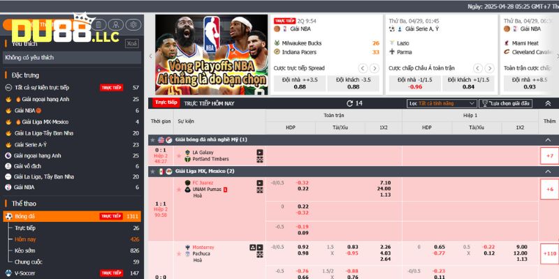Giải trí cùng thể thao thật tại trang web chính thức